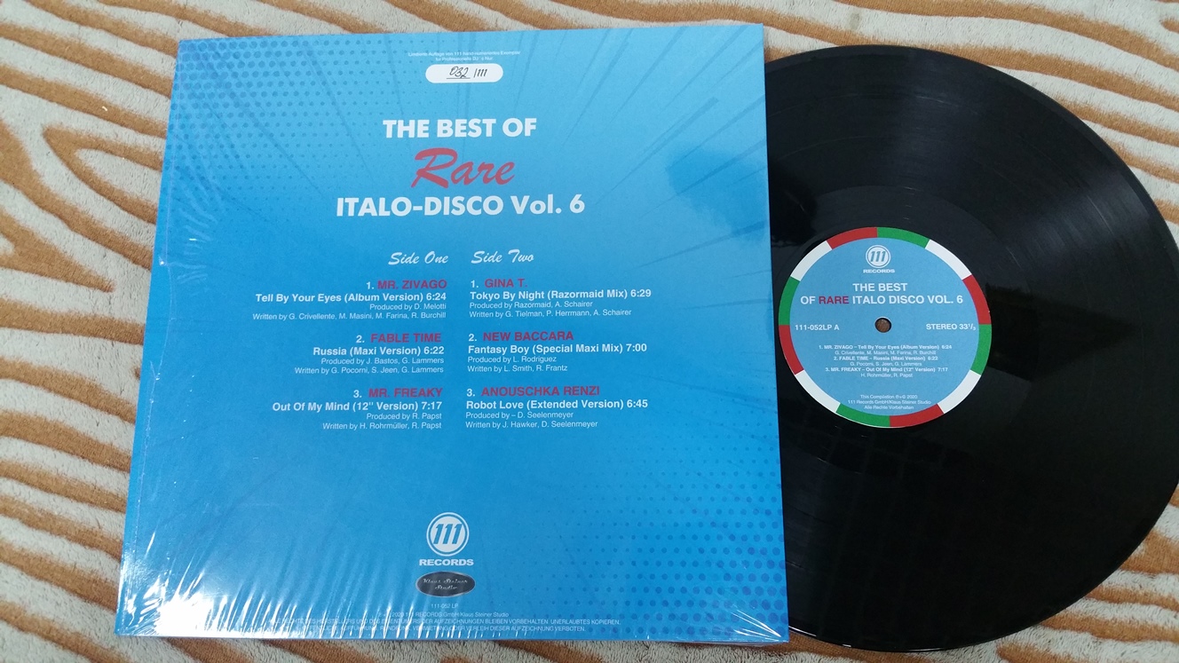 Меломания66 :: Various 2020 The Best Of Rare Italo Disco Vol.6 111 Records  EU