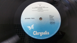 Jethro Tull	1980	A	Chrysalis	Germany	