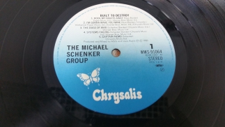 Michael Schenker Group 	1983	Built To Destroy	Chrysalis ‎	Japan	