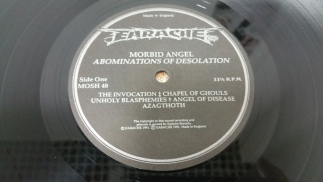 Morbid Angel ‎	1991	 Abominations Of Desolation	Earache	UK	