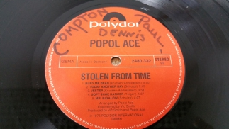 Popol Ace 1975 Stolen From Time Polydor Germany