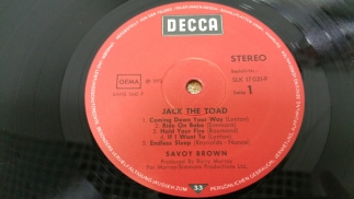 Savoy Brown	1973	Jack The Toad 	Decca 	Germany