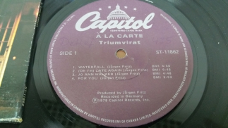 Triumvirat	1978	A La Carte	Capitol	Canada	