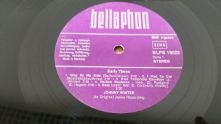 Johnny Winter	1970	Early Times	Bellaphon	Germany	