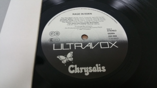 Ultravox	1981	Rage In Eden	Chrysalis	Germany