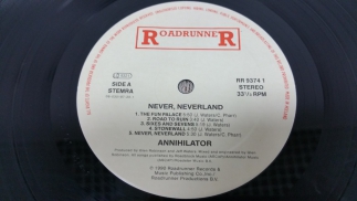Annihilator	1990	Never, Neverland	Roadrunner	Holland	