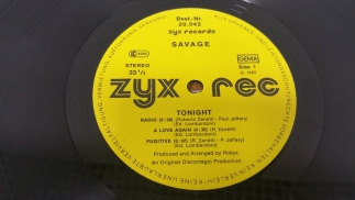 Savage	1985	Tonight	Zyx	Germany	