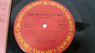 Ray Charles From The Pages Of My Mind	CBS/Sony	Japan     
