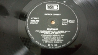 Patrick Cowley 	1982	Mind Warp	Metronome	Germany	