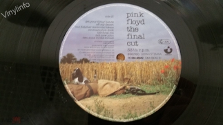 Pink Floyd	1983	The Final Cut	Harvest	Germany
