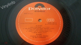 Slade 1972 Slayed? Polydor USA