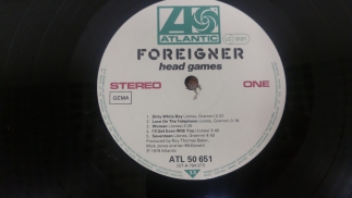 Foreigner	1979	Head Games	Atlantic 	Germany